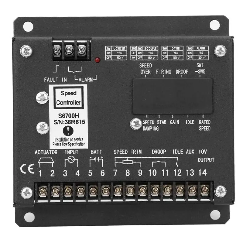 GOBERNADOR DE VELOCIDAD S6700H