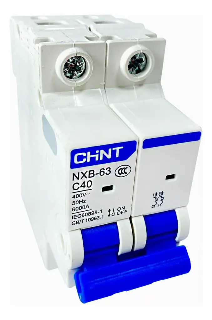 Disjuntor CHINT ELECTRIC NXB-63 40A 2P