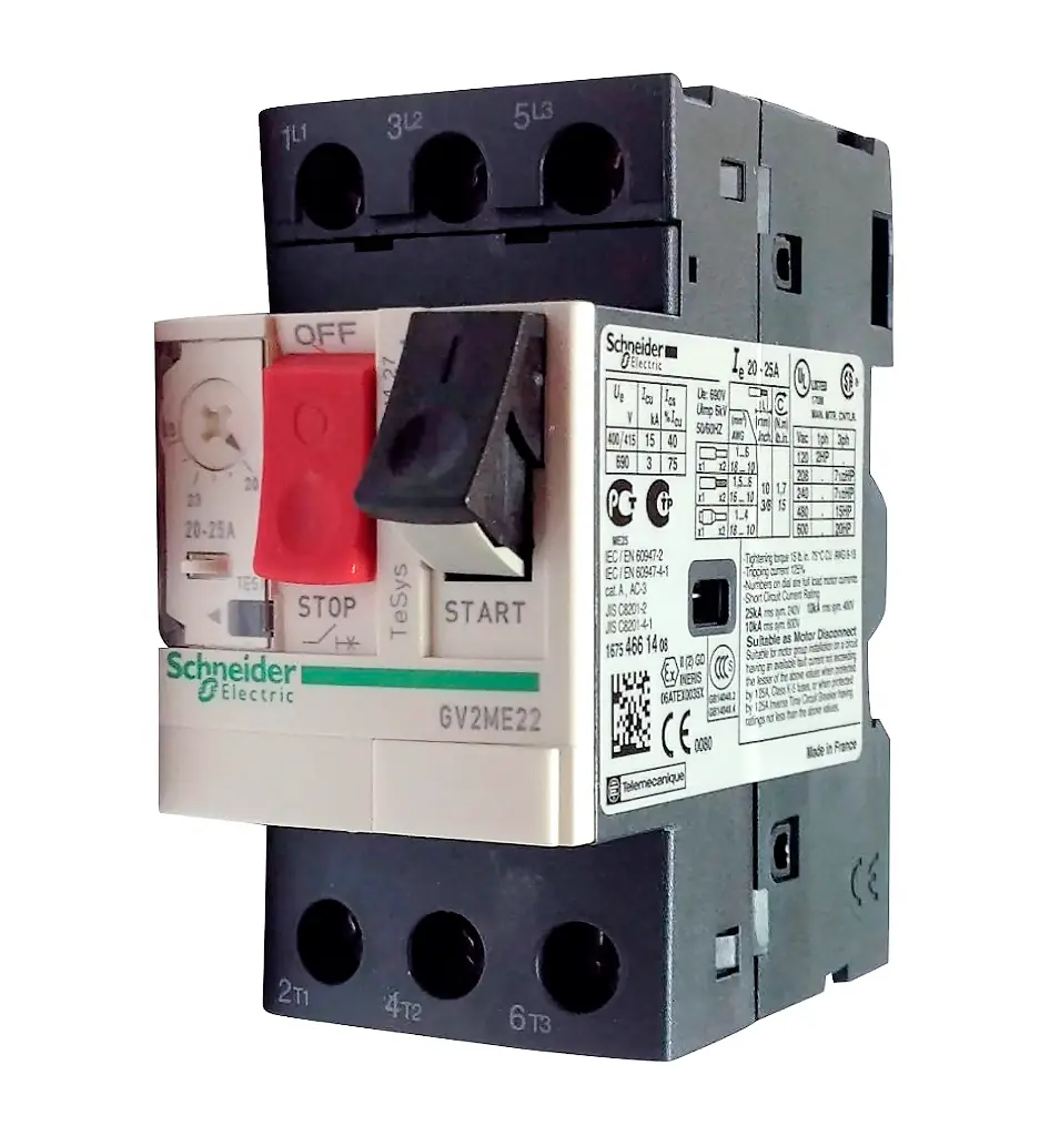 DISYUNTOR SCHNEIDER ELECTRIC GV2-ME22C 25AMP 3P