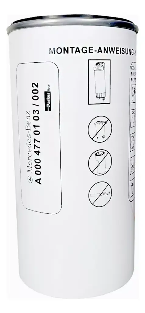 Fuel-water separator filter A0004770103