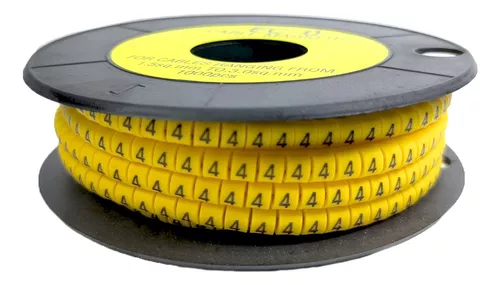MARKER CABLE LETTER N° 4 EC1 2.5MM