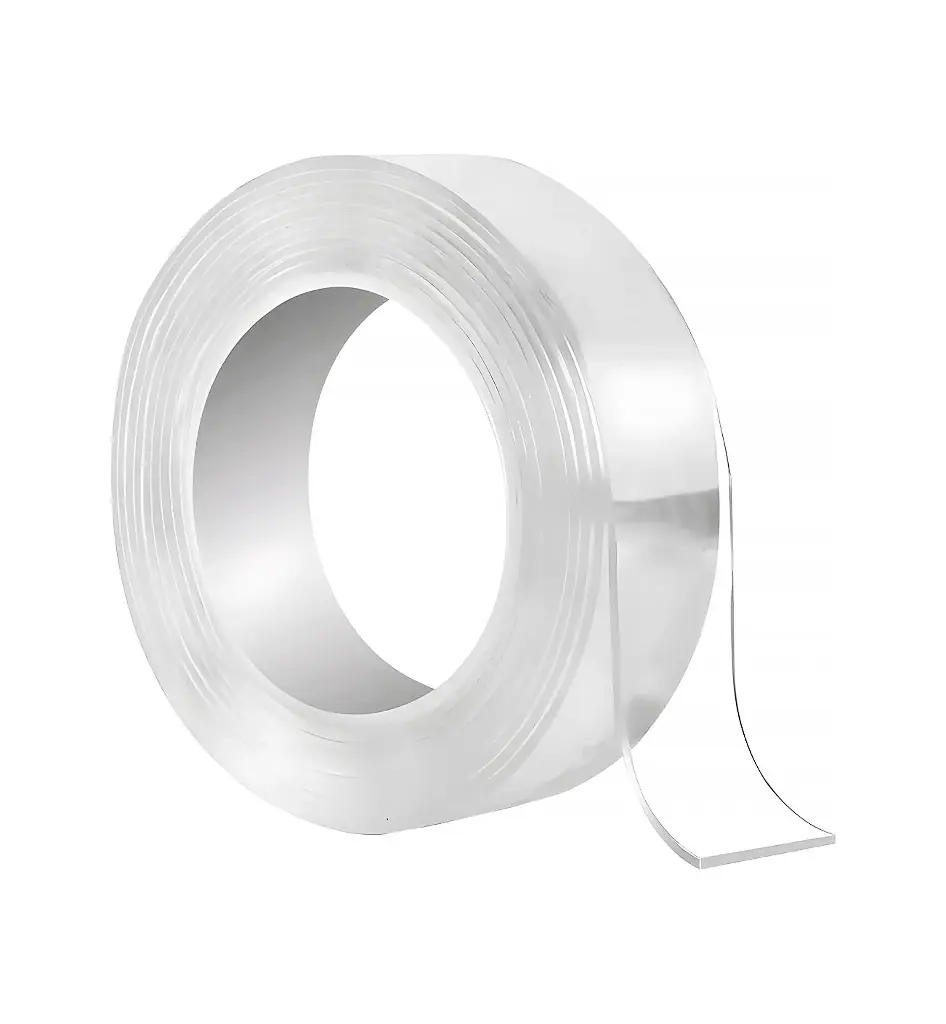 Fita transparente dupla face 4"