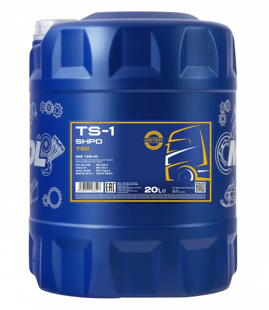 Engine Oil (Mineral) - MANNOL TS-1 SAE 15W-40