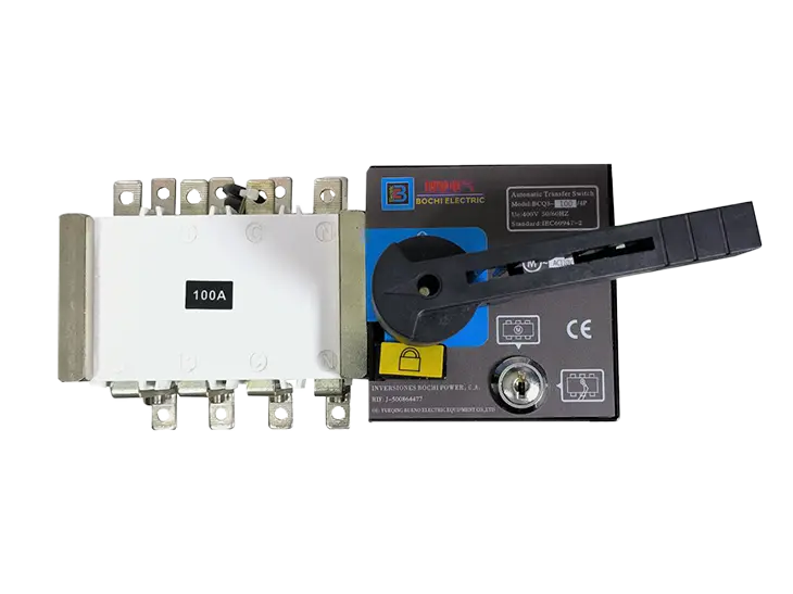Çift Kaynaklı Otomatik Transfer Şalteri ATS BCQ3-100/100A 220V/4P