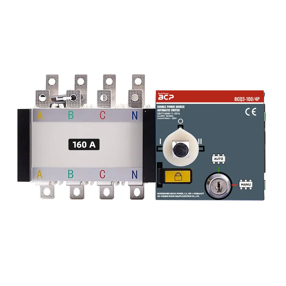 Automatic Transfer Switch ATS BCQ3-100/160A 220V/4P
