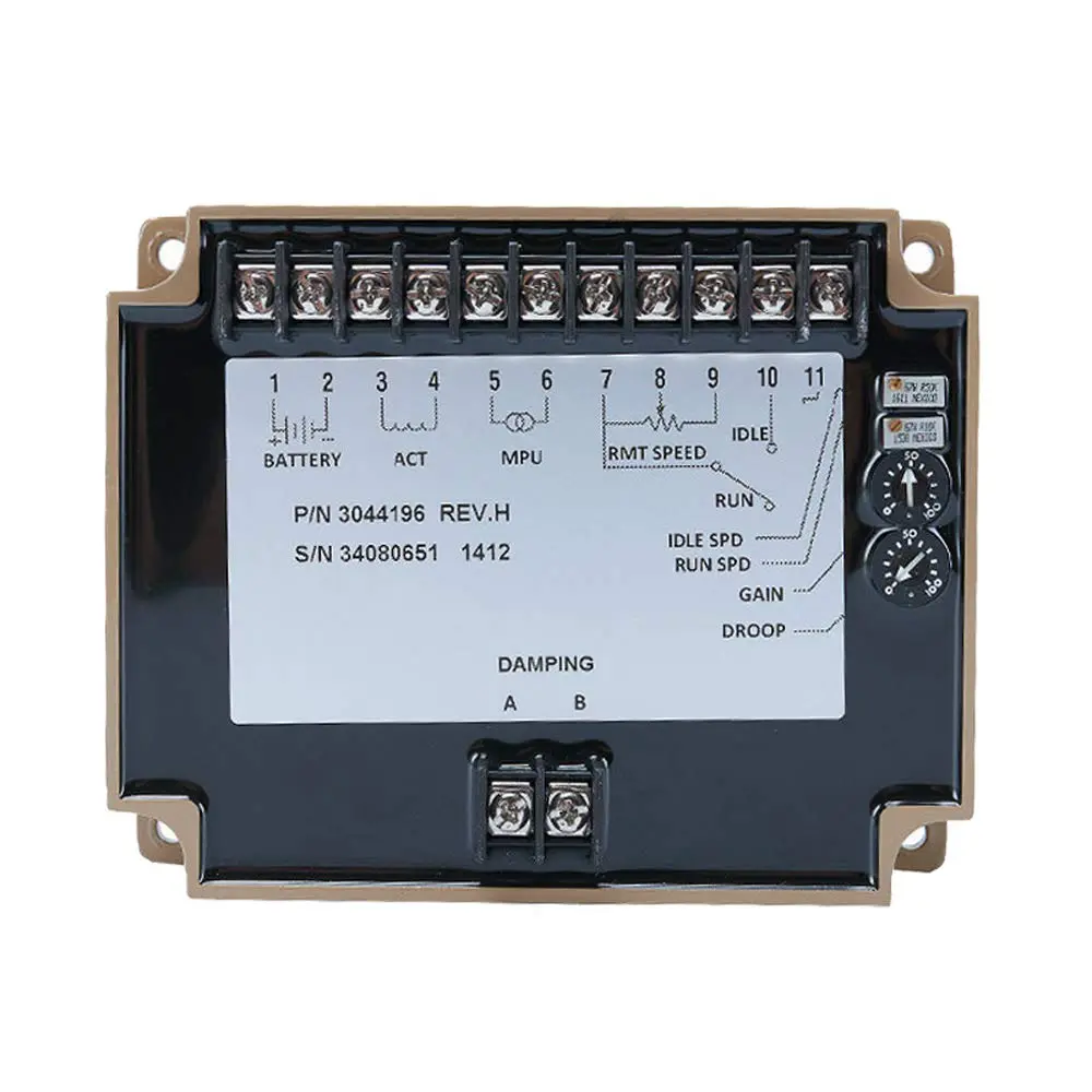 Régulateur de vitesse 3044196 Normalement Fermé (NF) CUMMINS SERIE N sous  300KW