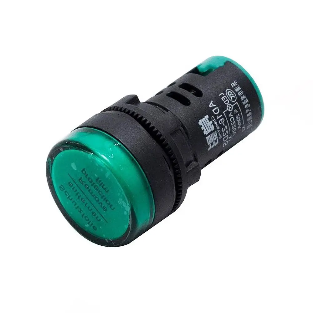 Voyant lumineux LED Vert AD16-22D/S 36 VOL