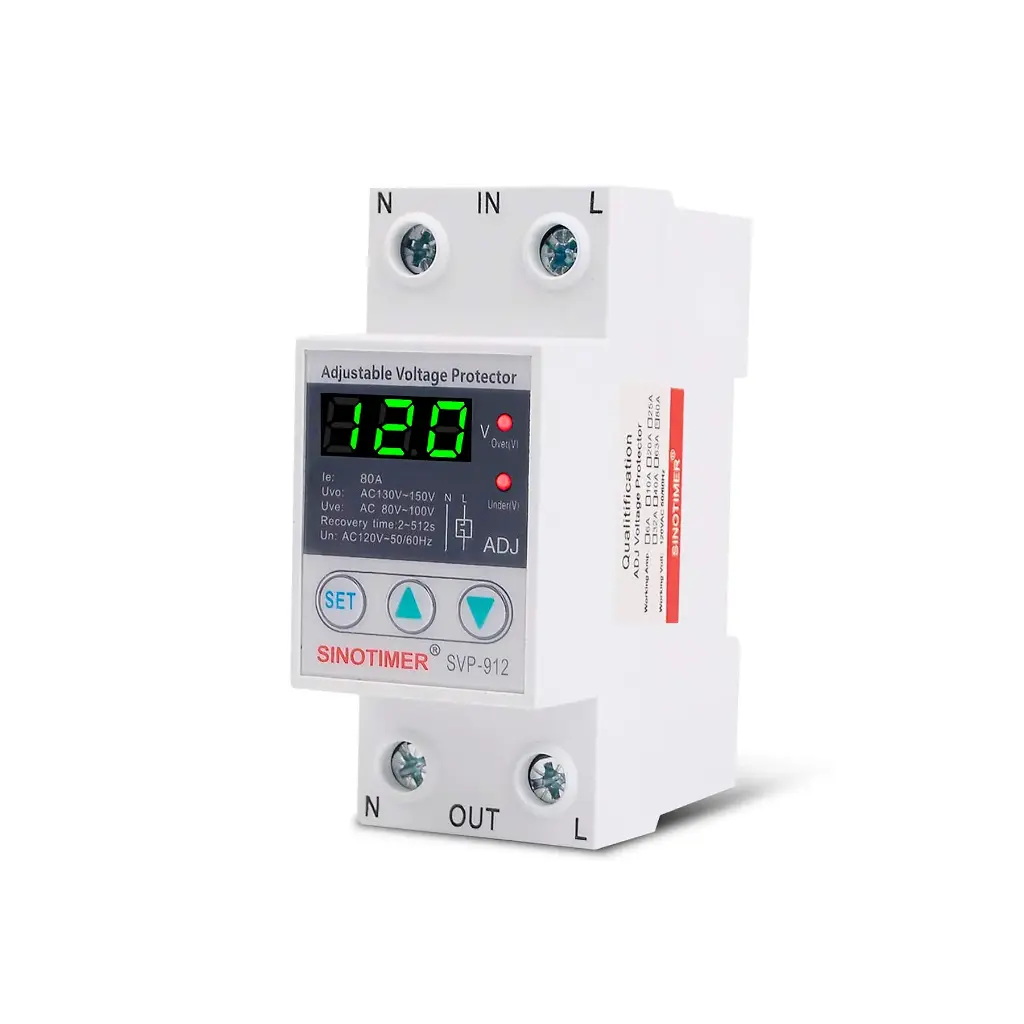PROTECTOR AJUSTABLE DE VOLTAJE SVP912 63A
