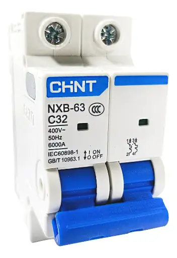 Автоматичний вимикач CHINT ELECTRIC NXB-63 32A 2P