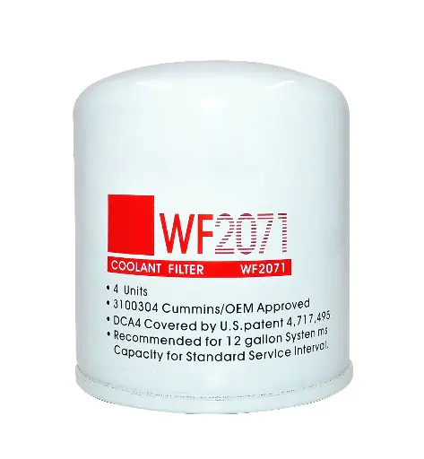 Coolant filter WF2071/SX0807