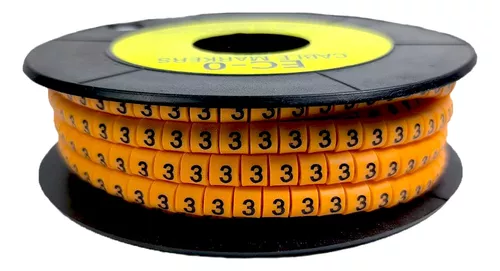 Cable Number Marker N°3 EC1 2.5MM