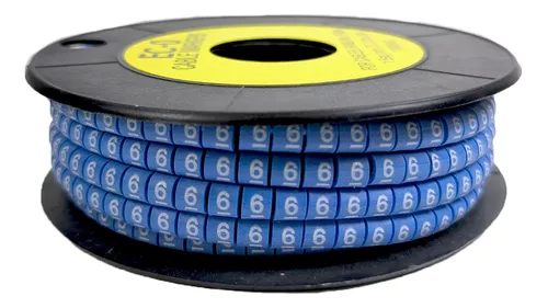 CABLE MARCADOR CARTA N° 6 EC1 2.5MM