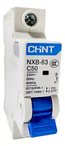 Автоматический выключатель CHINT ELECTRIC NXB-63 50A 1P