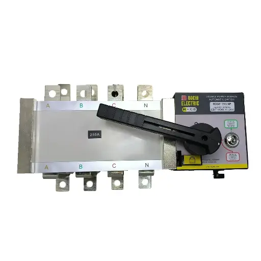 Автоматический переключатель ввода ATS BCQ3-250 250A/110V