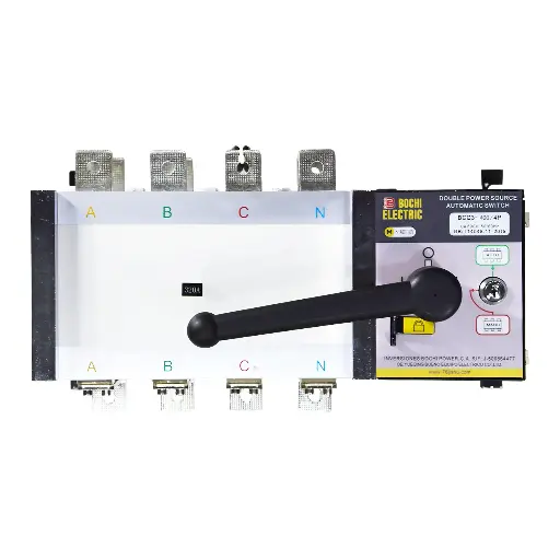 Çift Kaynaklı Otomatik Dönüştürme Anahtarı ATS BCQ3-400/320A 110V/4P