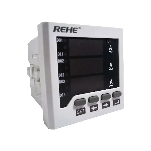 AMPERIMETRO TRIFASICO RH-3AA63 DIGITAL PANEL REHE