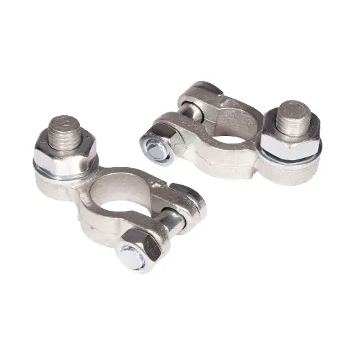 Battery positive and negative terminals