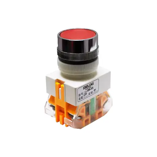 Push button LAY711BN42 DELIXI Red