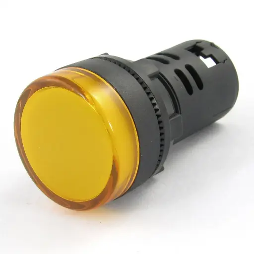 LED pilot light Yellow AD16-22D/S 12 VOL