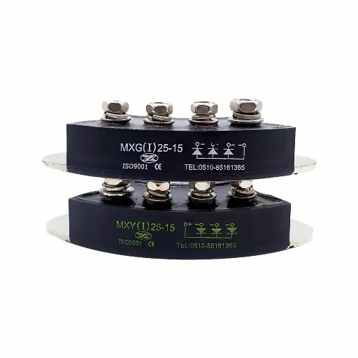 Ponte retificadora universal  +\- MXG\MXY ( I ) 25-15 25A 4 Terminais