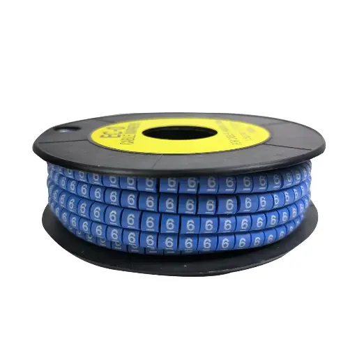 MARKER CABLE LETTER N° 6 X100 EC1 2.5MM