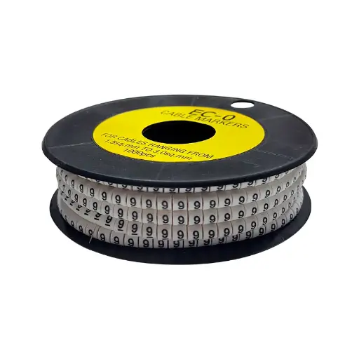 MARKER CABLE LETTER N° 9 X100 EC1 2.5MM